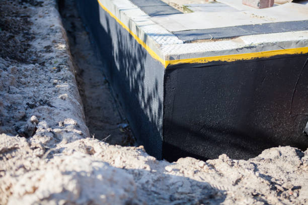 Residential Exterior Waterproofing installation at a Delong, IN home by SJ Waterproofing Pros